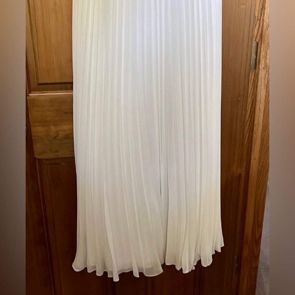 BHLDN Badgley Mischa Sloane pleated Wedding Dress - Picture 8 of 14